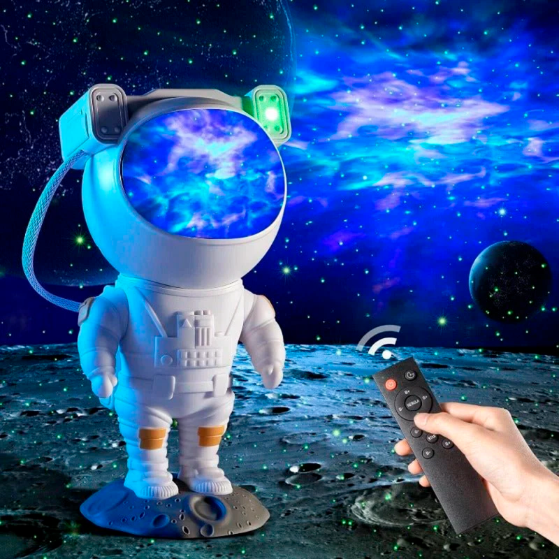 Projetor Astronalta Galáxia Led- Nanniachadinhos
