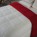 Coberdrom Casal Queen Sherpa Pele de Carneiro - Nanni Achadinhos Tamanho 2,40m x 2,20m