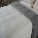 Coberdrom Casal Queen Sherpa Pele de Carneiro - Nanni Achadinhos Tamanho 2,40m x 2,20m