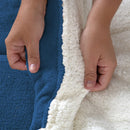 Coberdrom Casal Queen Sherpa Pele de Carneiro - Nanni Achadinhos Tamanho 2,40m x 2,20m