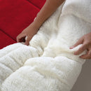 Coberdrom Casal Queen Sherpa Pele de Carneiro - Nanni Achadinhos Tamanho 2,40m x 2,20m