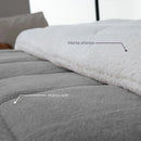 Coberdrom Casal Queen Sherpa Pele de Carneiro - Nanni Achadinhos Tamanho 2,40m x 2,20m