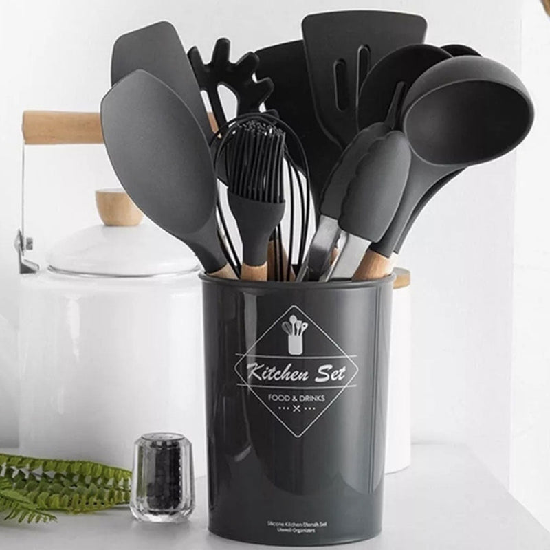 Deluxe-Conjunto Culinário em Silicone - 12 Peças