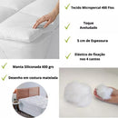 Protetor Colchão Pillow Top Micropercal 400 Fios Macio
