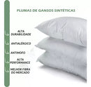 Travesseiro Plumas de Ganso Sintético - Nanni Achadinhos [ COMPRE 1 E LEVE 2 ]
