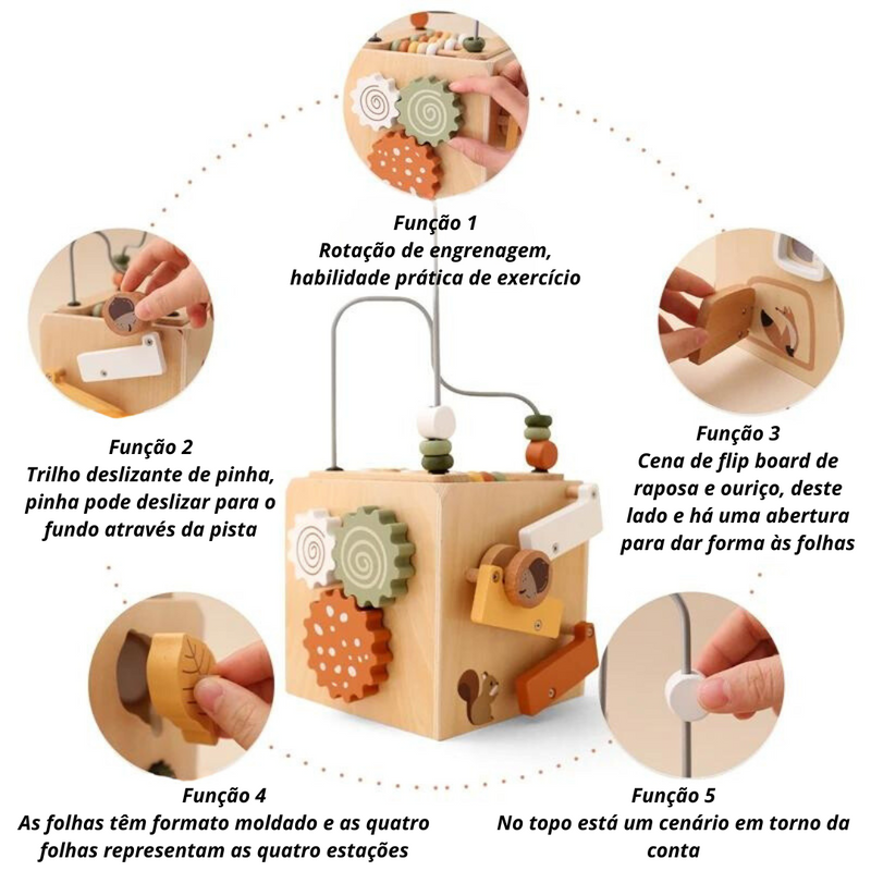 Cubo Multifuncional Montessori