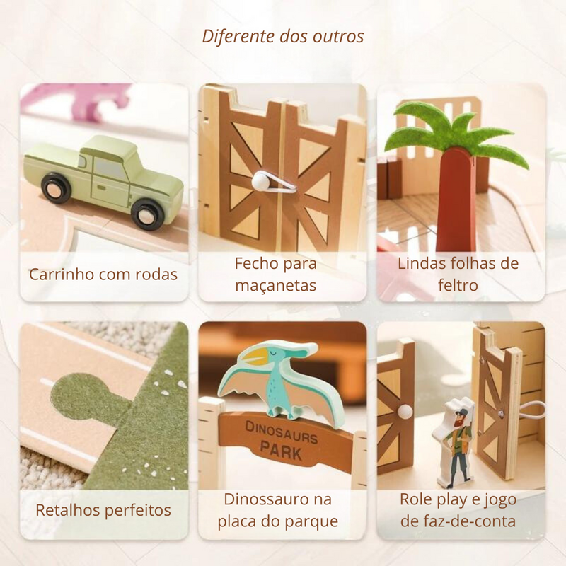 Brinquedo Montessori Dinossauro