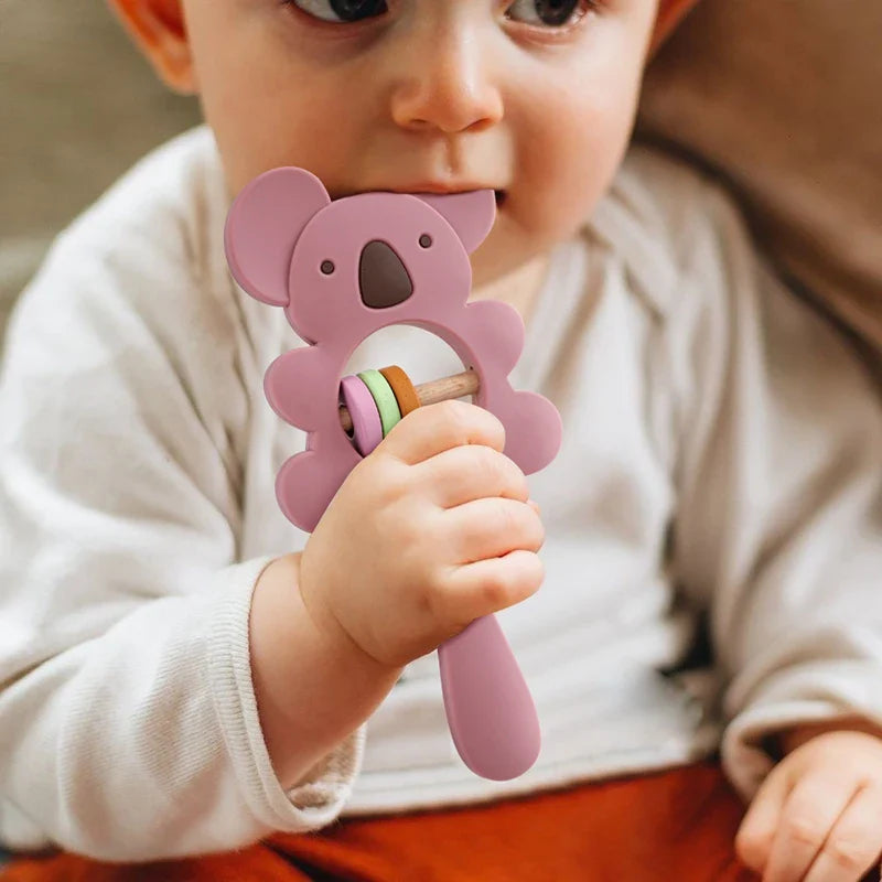 Chocalho Silicone Koala