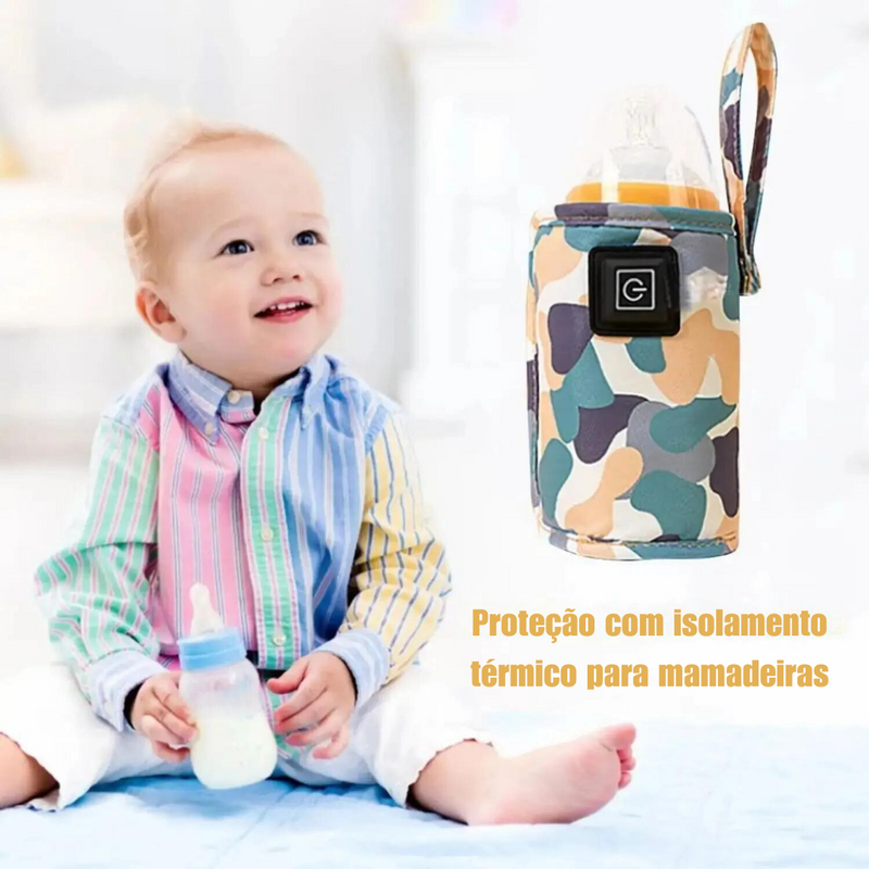 Aquecedor de Mamadeira Portátil USB