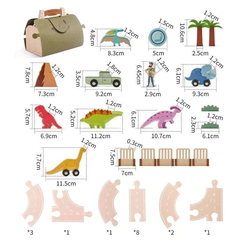Brinquedo Montessori Dinossauro