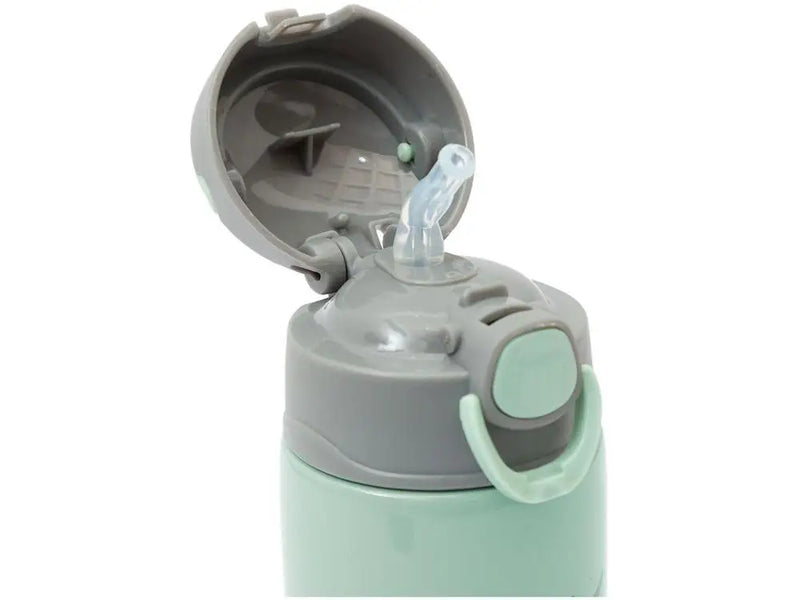Copo Térmico Infantil com Canudo 400ml Buba Gumy Verde