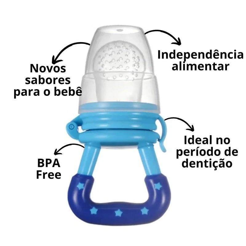 Chupeta Alimentadora Silicone Introduçao Alimentar bebe