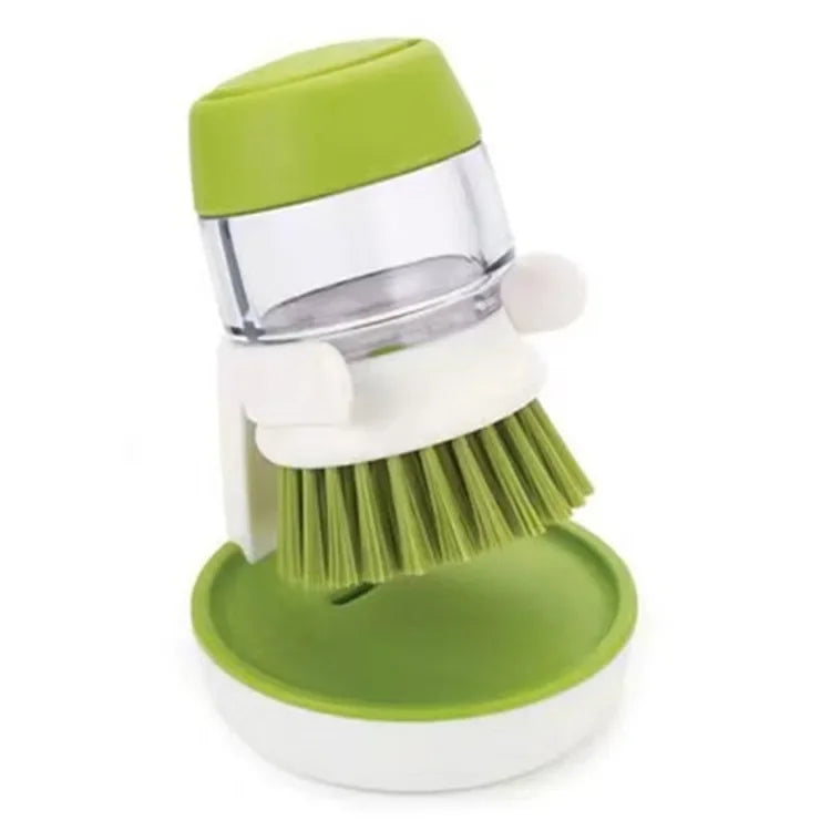 Escova Lava Louças c/ Recipiente e Dispenser de Detergente