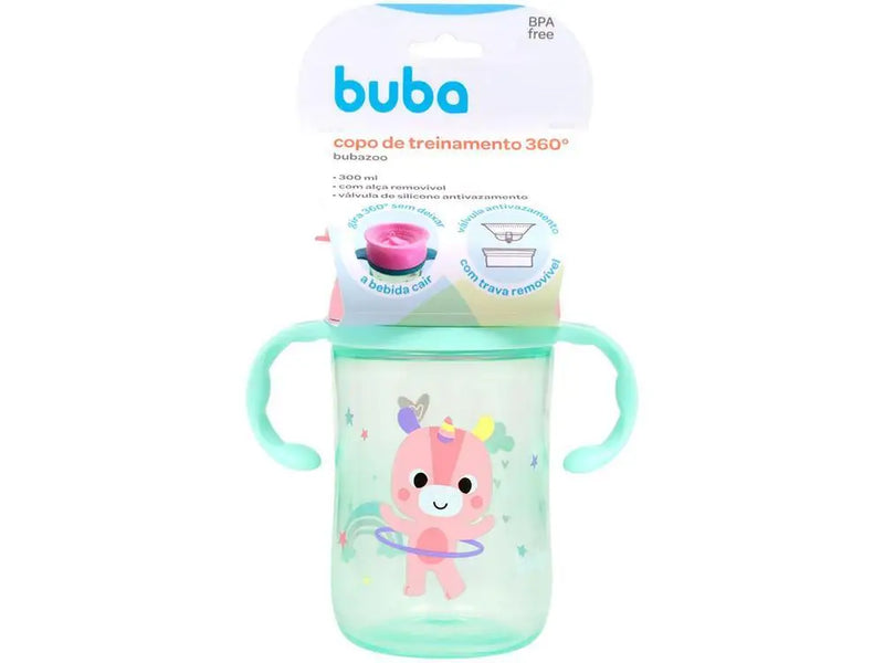 Copo de Treinamento com Alça 300ml Buba- Unicórnio