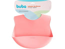 Babador de Silicone com Bolso Buba- Rosa