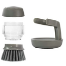 Escova Lava Louças c/ Recipiente e Dispenser de Detergente