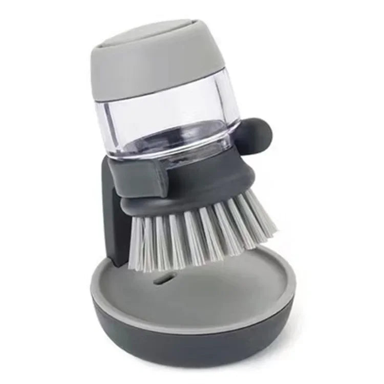 Escova Lava Louças c/ Recipiente e Dispenser de Detergente