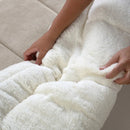 Coberdrom Casal Queen Sherpa Pele de Carneiro - Nanni Achadinhos Tamanho 2,40m x 2,20m