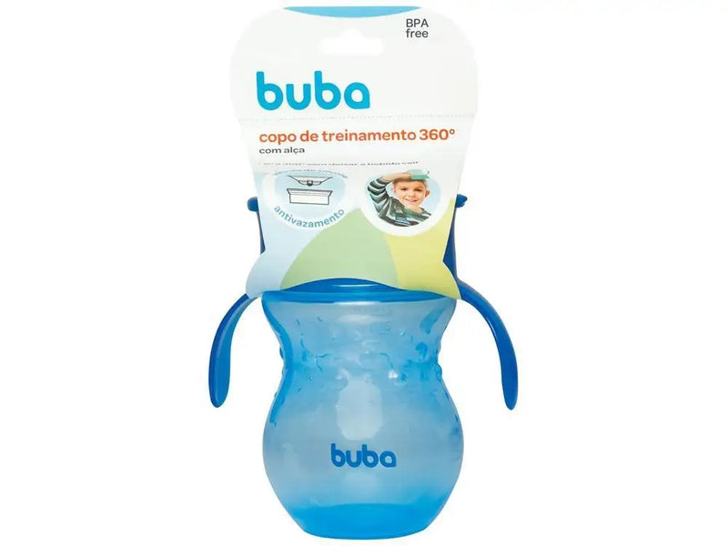 Copo de Treinamento com Alça 270ml Buba 360- Azul