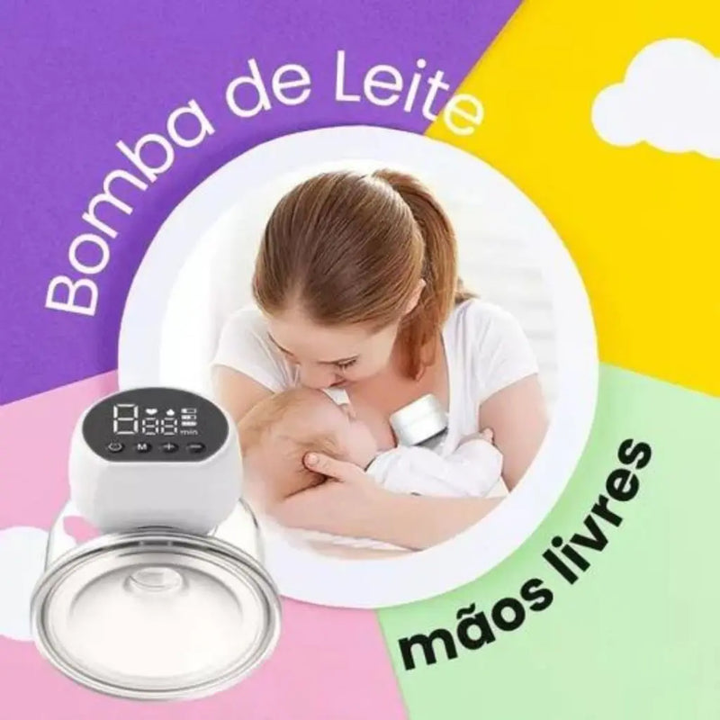 Bomba de tira leite Elétrica Portátil