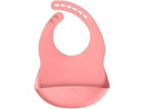 Babador de Silicone com Bolso Buba- Rosa