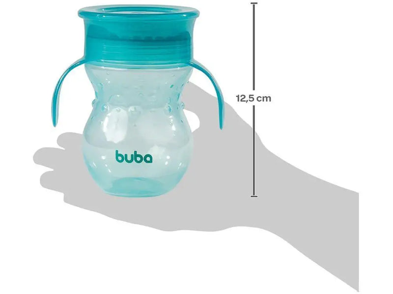Copo de Treinamento com Alça 270ml Buba 360- Verde