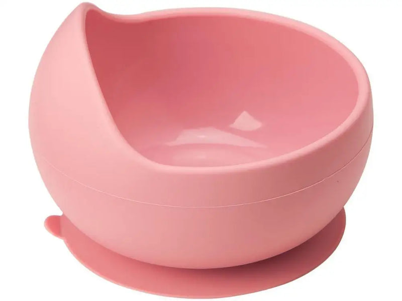 Tigela Bowl Silicone Com Ventosa 350ml Rosa Buba
