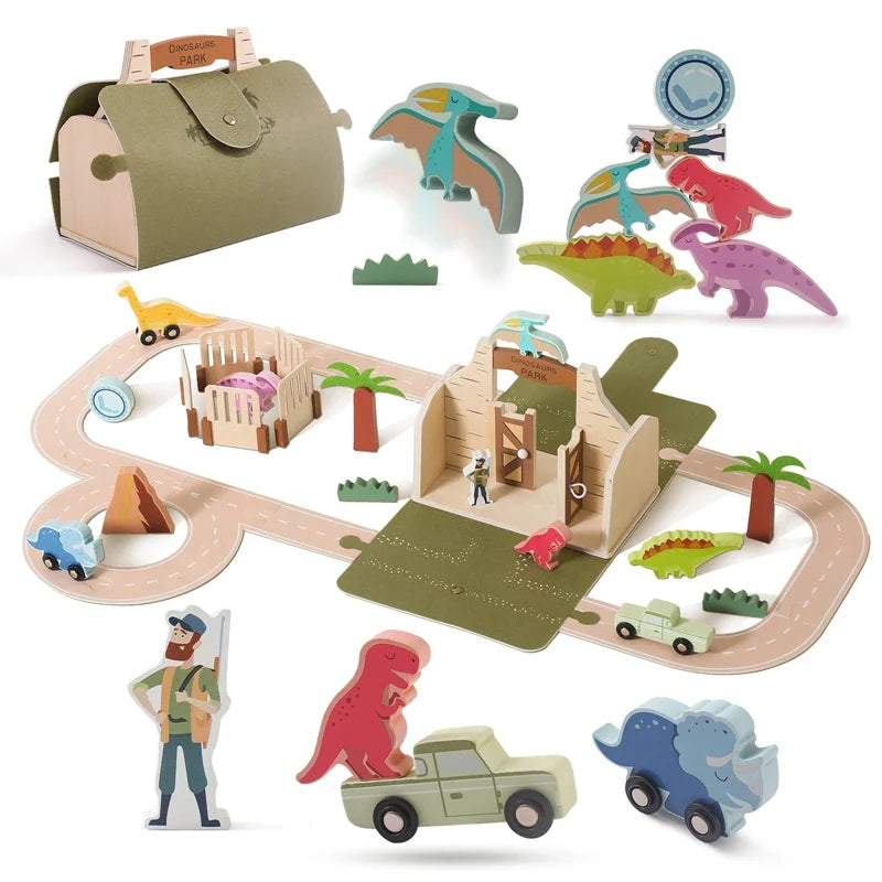 Brinquedo Montessori Dinossauro
