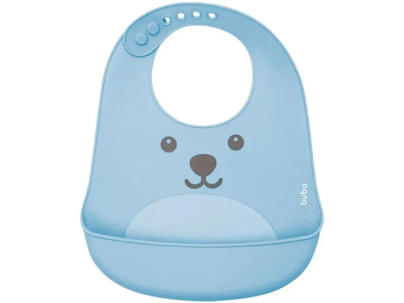 Babador de Silicone Impermeável Buba Gumy- Azul