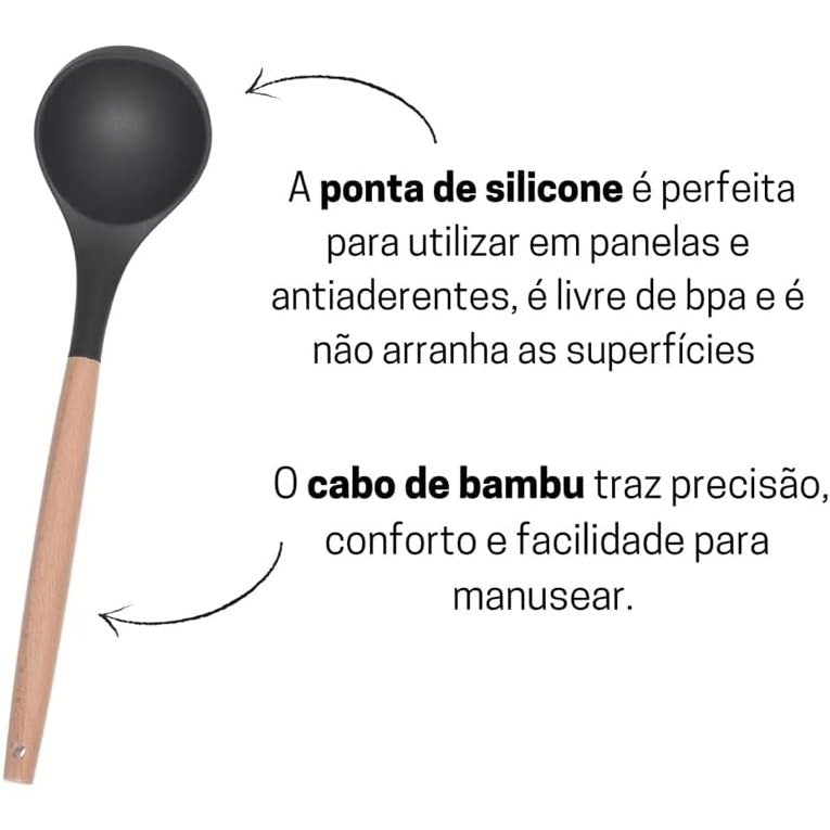 Deluxe-Conjunto Culinário em Silicone - 12 Peças