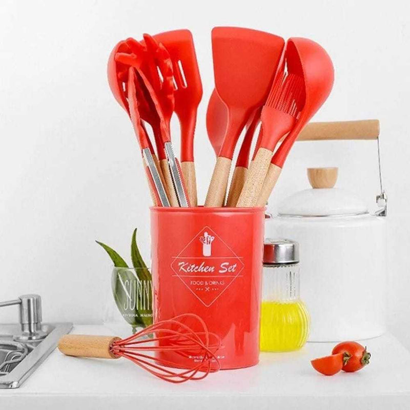 Deluxe-Conjunto Culinário em Silicone - 12 Peças