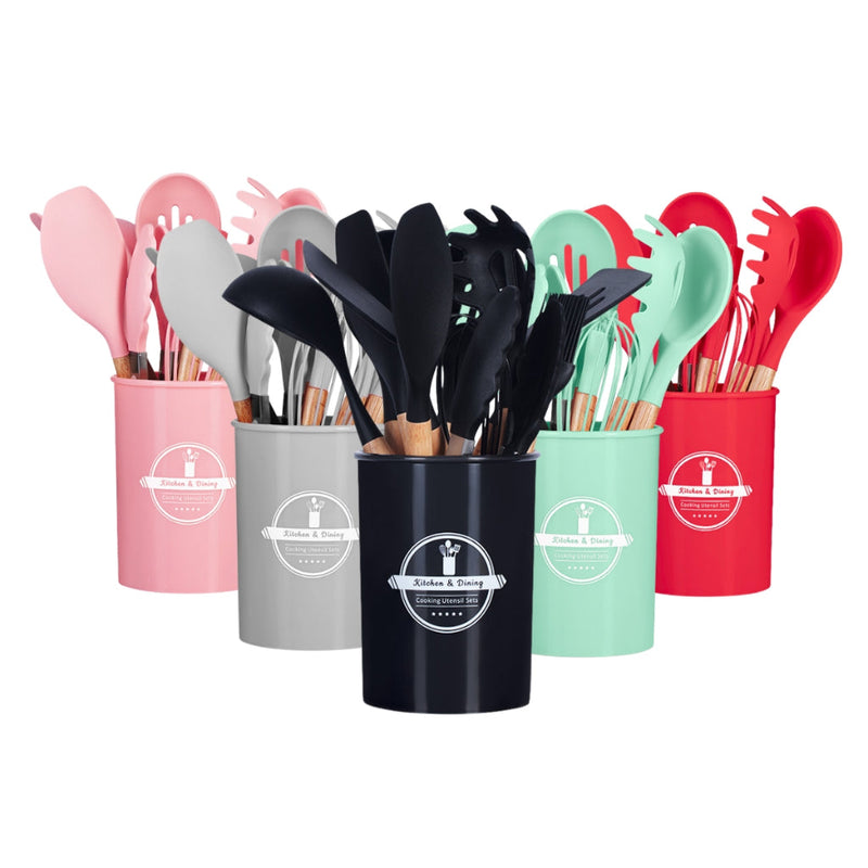 Deluxe-Conjunto Culinário em Silicone - 12 Peças