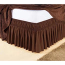 Saia Box Para Cama Colchão Casal King Microfibra 170 Fios 2 Elasticos