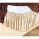 Saia Box Para Cama Colchão Casal King Microfibra 170 Fios 2 Elasticos