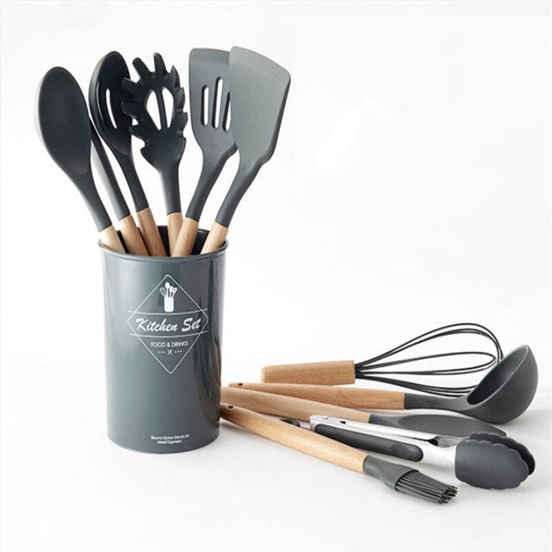 Deluxe-Conjunto Culinário em Silicone - 12 Peças