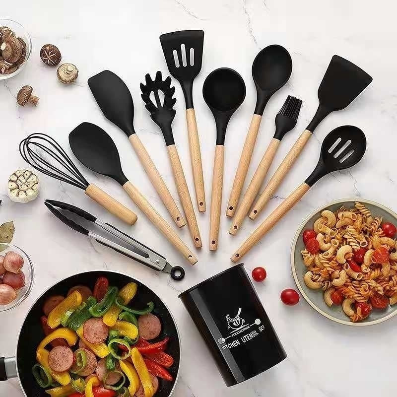 Deluxe-Conjunto Culinário em Silicone - 12 Peças