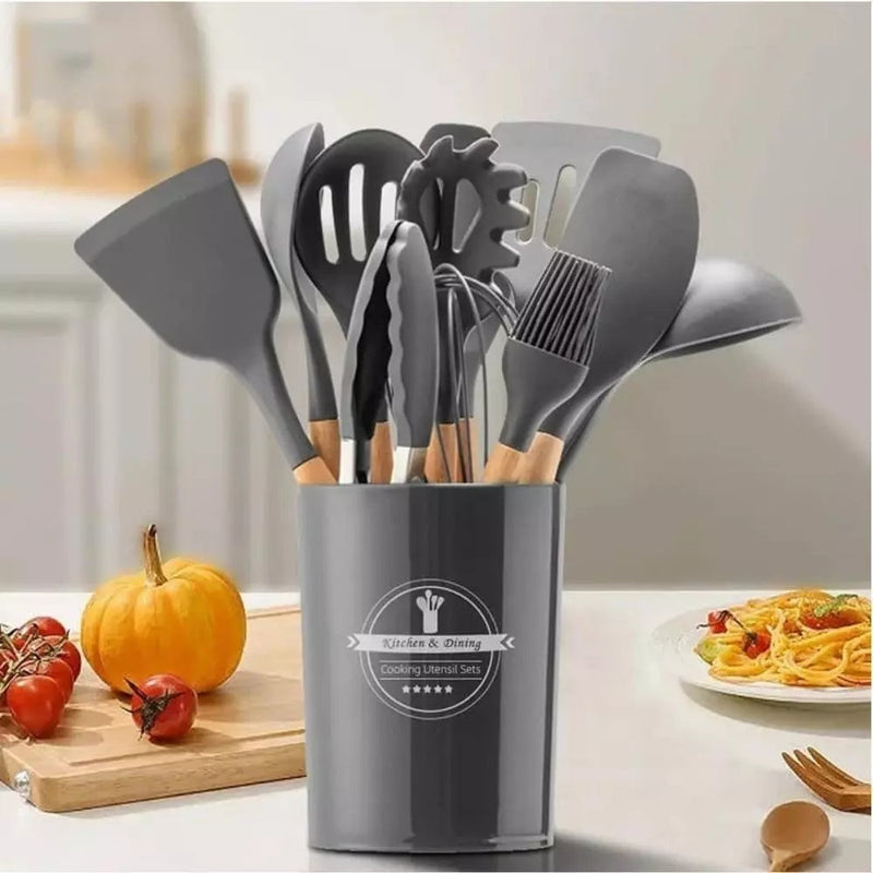 Deluxe-Conjunto Culinário em Silicone - 12 Peças