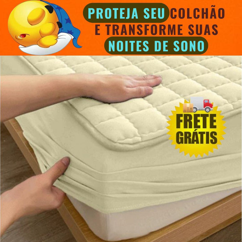 [OFERTA RELÂMPAGO: Qual quer tamanho por R$: 99,99] Capa Protetora Impermeável + Fronhas + Antialérgico ( Solteiro, Casal, Queen e King ) - Nanni Achadinhos