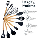 Deluxe-Conjunto Culinário em Silicone - 12 Peças